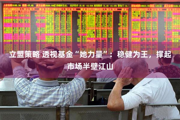 立盟策略 透视基金“她力量”：稳健为王，撑起市场半壁江山